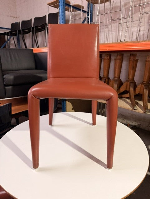 B&B Italia Mario Bellini Vol Au Vent Leather Dining Chairs