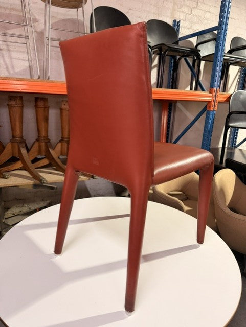 B&B Italia Mario Bellini Vol Au Vent Leather Dining Chairs