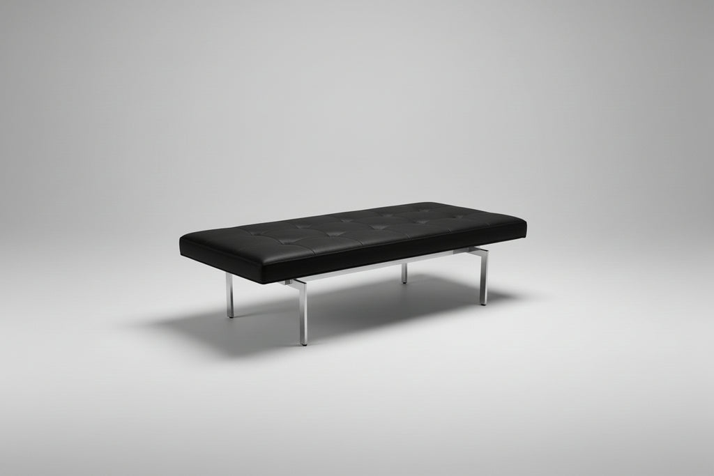 Classic Leather Gallery Bench - Le Corbusier Style