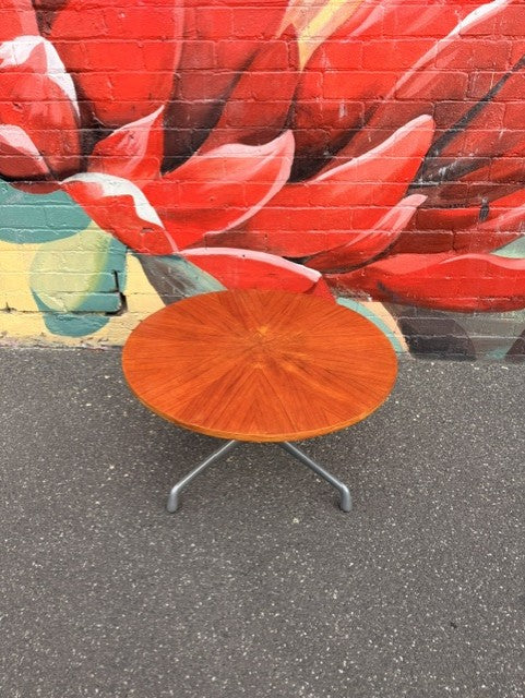 Original Eames Aluminum Coffee Table with Holger Georg Jensen for Kubus Top