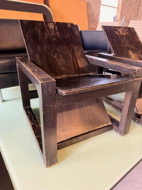 Contemporary Bauhaus Style Japanese Armchair