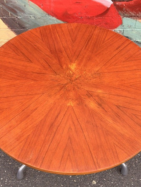 Original Eames Aluminum Coffee Table with Holger Georg Jensen for Kubus Top