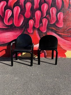 Original Gae Aulenti Dining Chairs – Set of 6