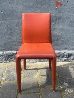 B&B Italia Mario Bellini Vol Au Vent Leather Dining Chairs
