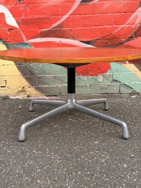 Original Eames Aluminum Coffee Table with Holger Georg Jensen for Kubus Top