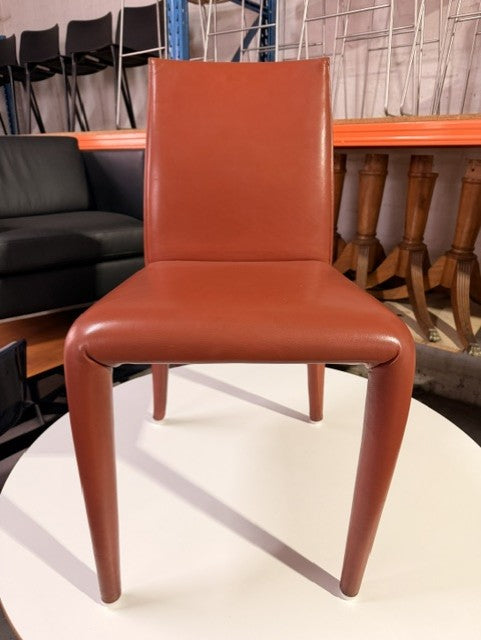 B&B Italia Mario Bellini Vol Au Vent Leather Dining Chairs