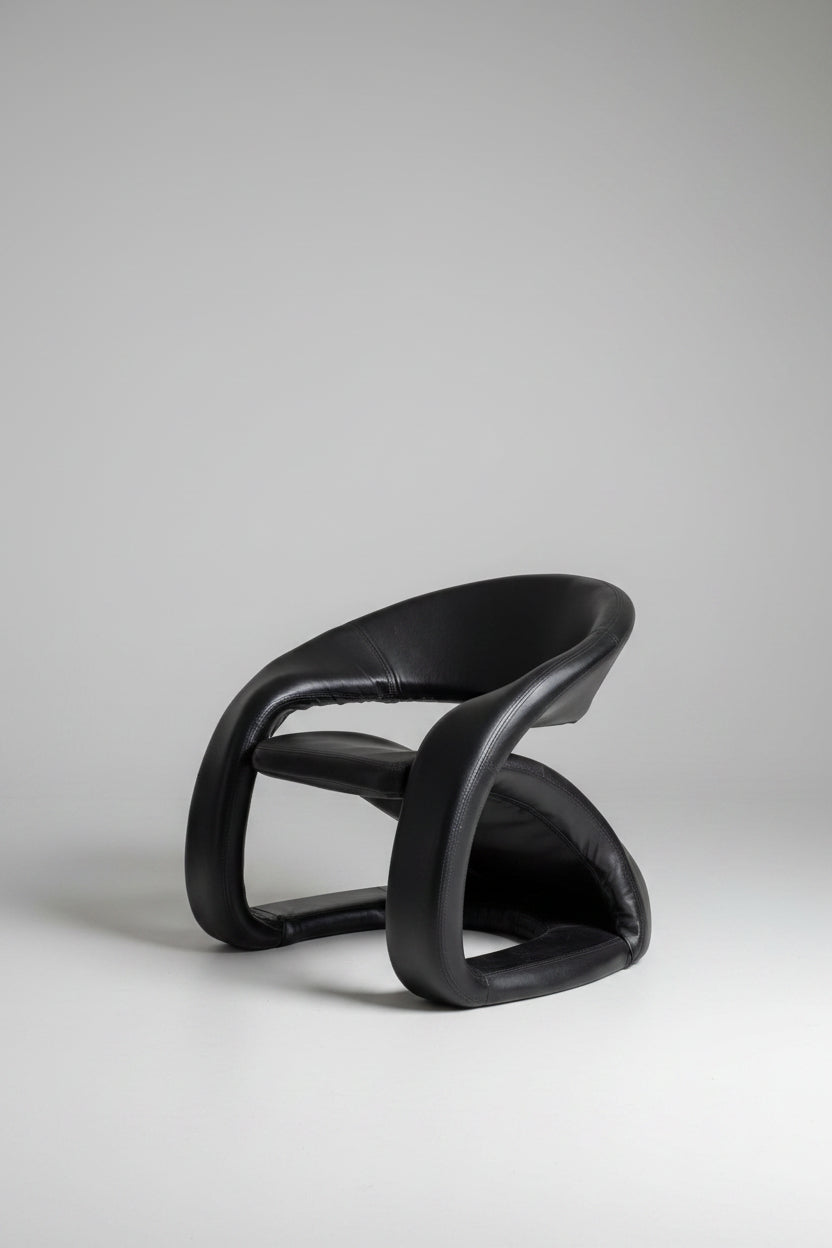 Iconic Postmodern Jaymar Tongue Chair