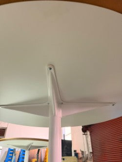 Authentic Eames All-White Dining Table by Herman Miller