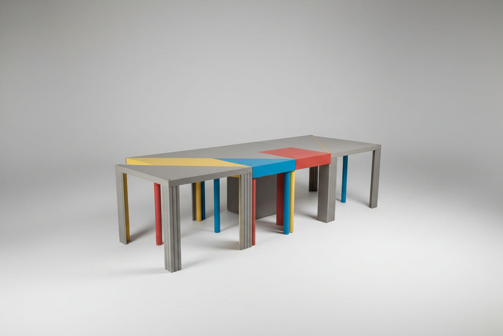Massimo Morozzi Modular “Tangram” Dining Table by Cassina — Set of 9