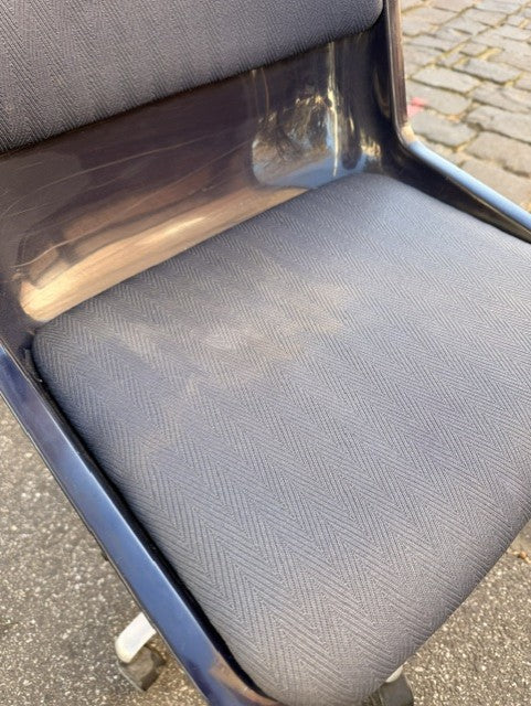 Osvaldo Borsani for Tecno Modus Chair in Dark Blue