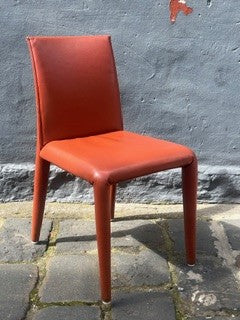 B&B Italia Mario Bellini Vol Au Vent Leather Dining Chairs