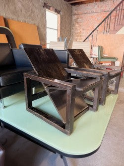 Contemporary Bauhaus Style Japanese Armchair