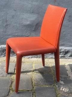 B&B Italia Mario Bellini Vol Au Vent Leather Dining Chairs