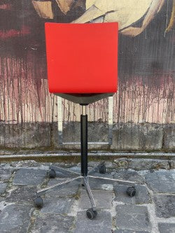 Red Vitra .03 High Chair by Marrten Van Severen & Fabian Schwaerzler