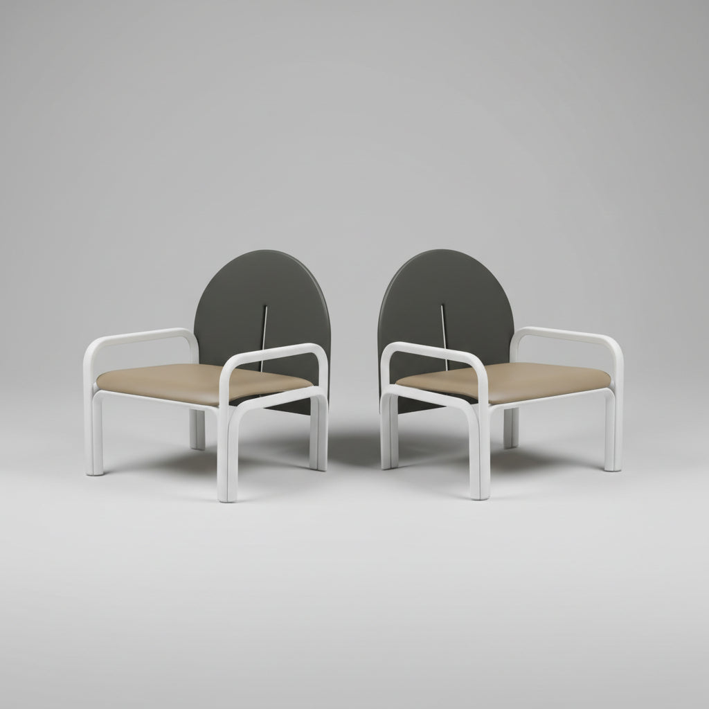 GAE AULENTI ‘L54’ Armchairs for Knoll