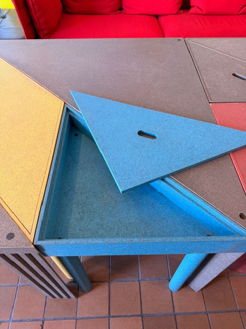 Massimo Morozzi Modular “Tangram” Dining Table by Cassina — Set of 9