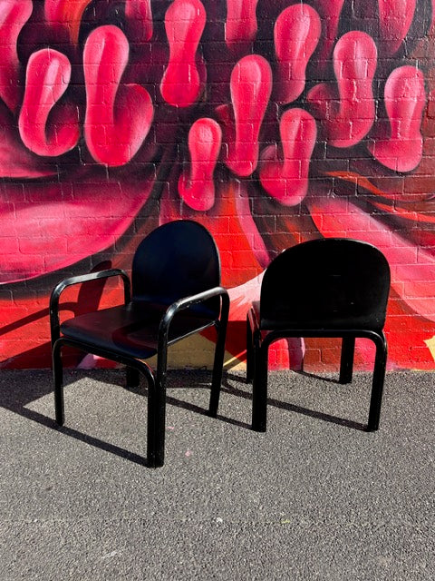 Original Gae Aulenti Dining Chairs – Set of 6