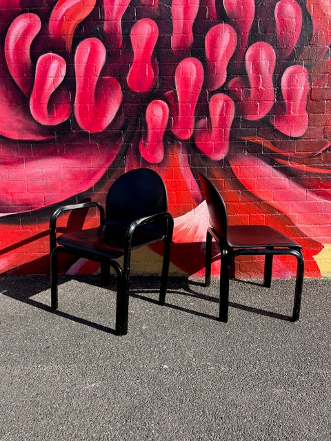 Original Gae Aulenti Dining Chairs – Set of 6