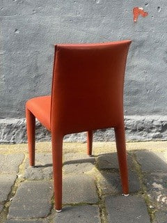 B&B Italia Mario Bellini Vol Au Vent Leather Dining Chairs