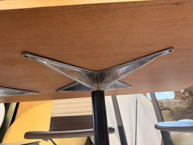 Original Eames Aluminium Group Segmented Base Table