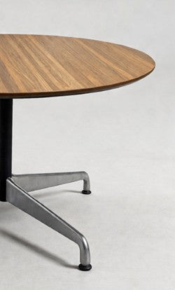 Authentic Eames Pedestal Dining Table by Charles & Ray Eames for Herman Miller