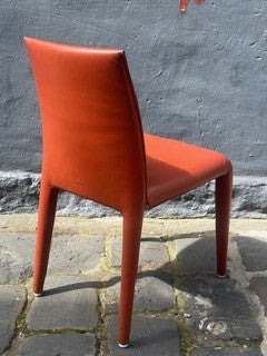 B&B Italia Mario Bellini Vol Au Vent Leather Dining Chairs