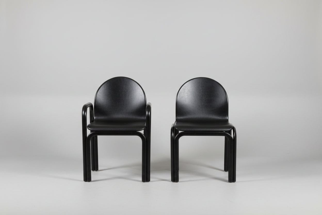 Original Gae Aulenti Dining Chairs – Set of 6
