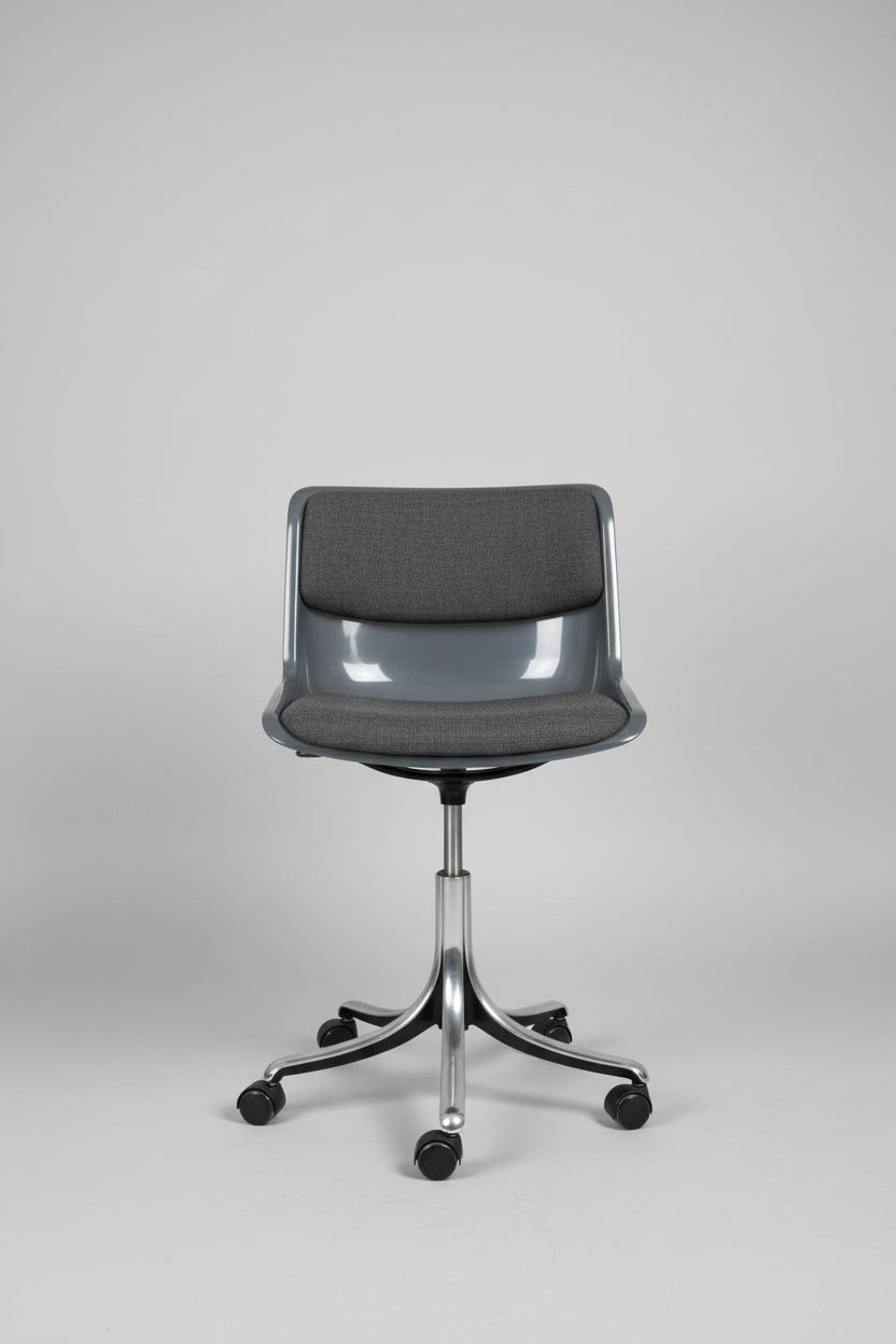 Osvaldo Borsani for Tecno Modus Chair in Grey