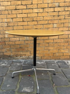 Classic Eames Aluminum Group Pedestal Table – Original Vintage Piece