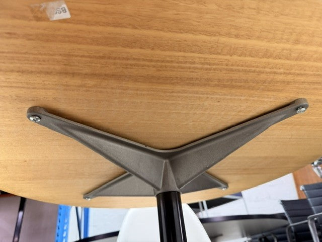 Classic Eames Aluminum Group Pedestal Table – Original Vintage Piece