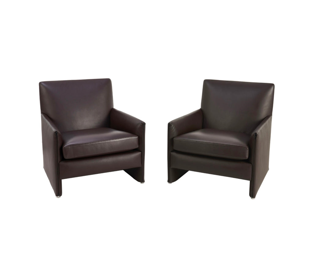 Armchairs by Rodolfo Dordoni for Minotti Italy, 2000s