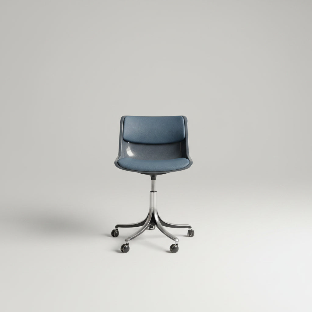 Osvaldo Borani for Tecno Modus Chair in Mid Blue