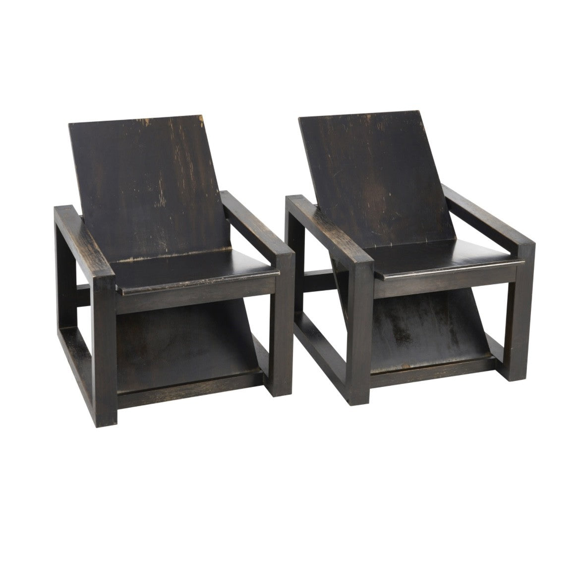 Contemporary Bauhaus Style Japanese Armchair