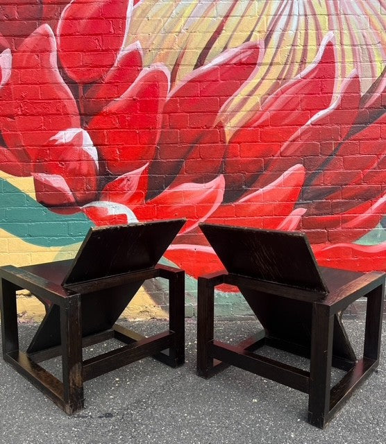 Contemporary Bauhaus Style Japanese Armchair